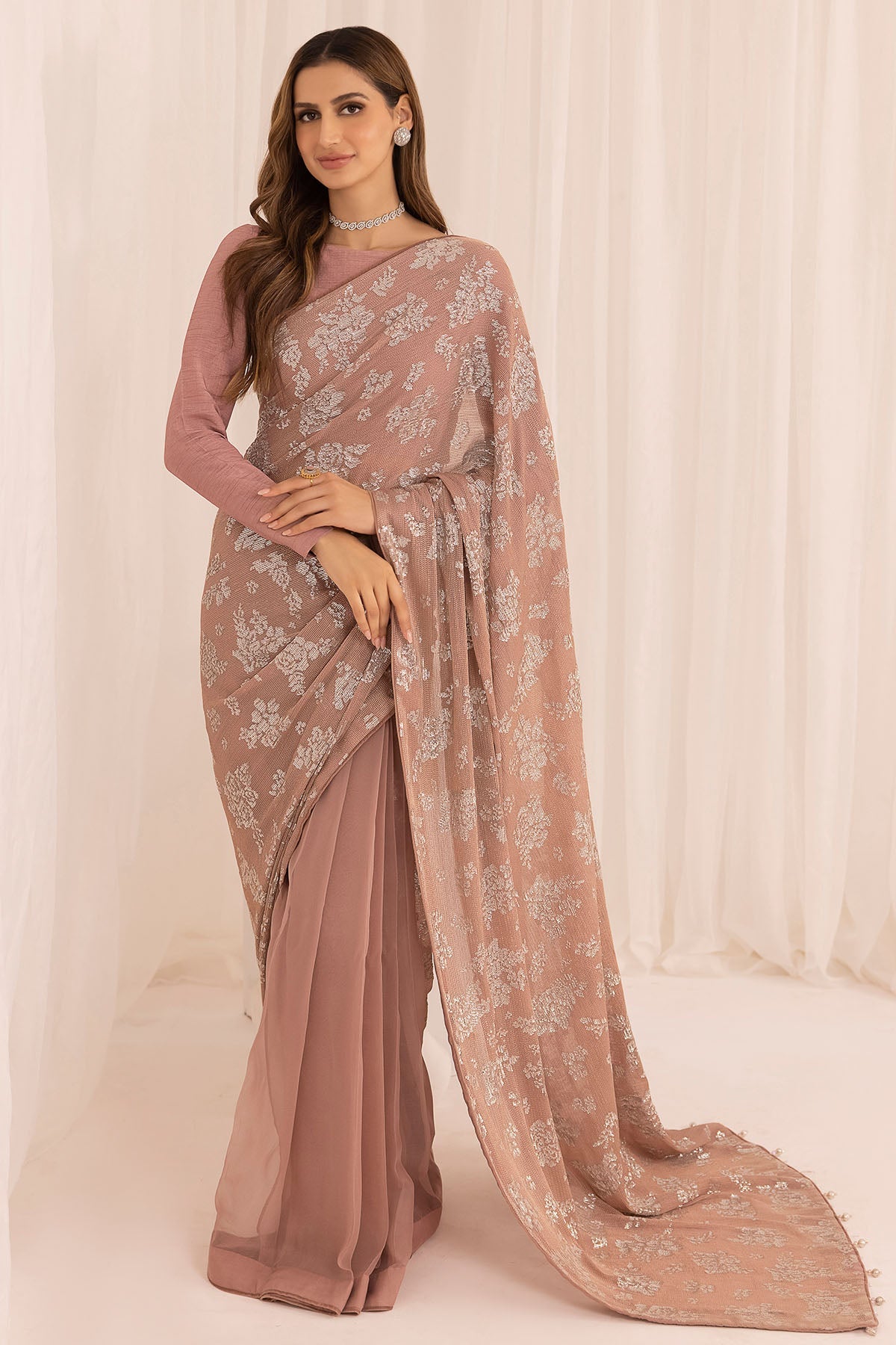 Jazmin Luxury Embroidered Chiffon UC-3017
