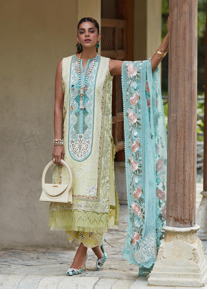 Crimson Luxury Lawn Eid Collection'23 -Mountain Love - D6 A