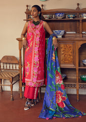 Al-Zohaib Mahgul Sabzwari Luxury Lawn Collection - MLC-22-9-Tropical Jungle