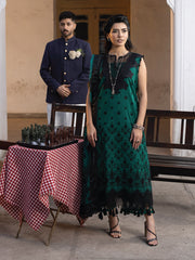 Maya By Faixa Faixal Embroidered Schiffli Suit Unstitched 3 Piece FFX24M Jaana - Summer Collection