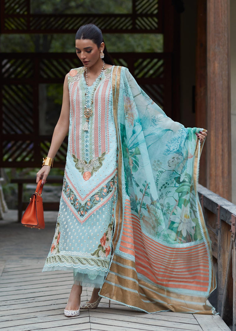 Crimson by Saira Shakira Embroidered Lawn Suits Unstitched 3 Piece CR2LS 5B-SHIGAR - Luxury Collection!