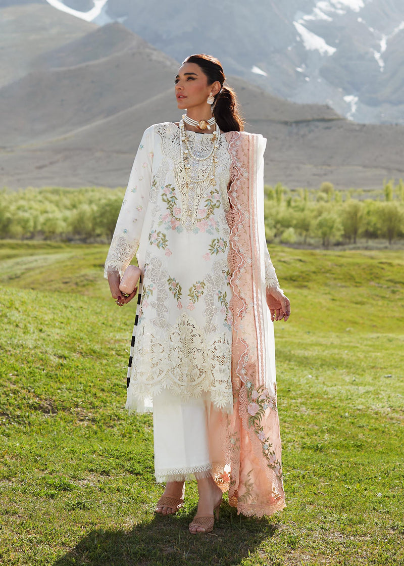 Crimson Luxury Lawn Eid Collection'23 -Summer in the Meadows - D1 A