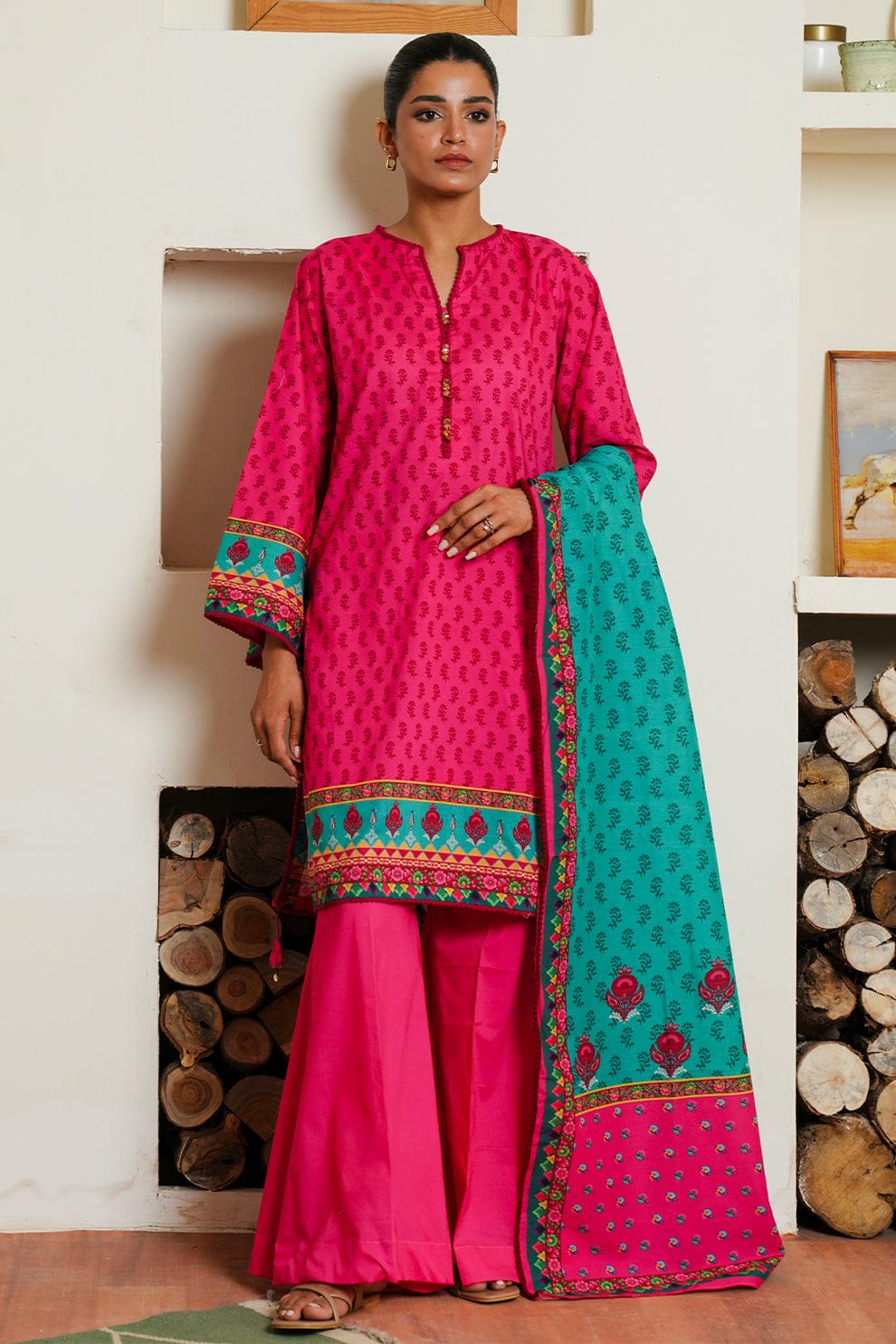 Zellbury Luxury Prints 2Pc Collection Shirt/Trouser - 18