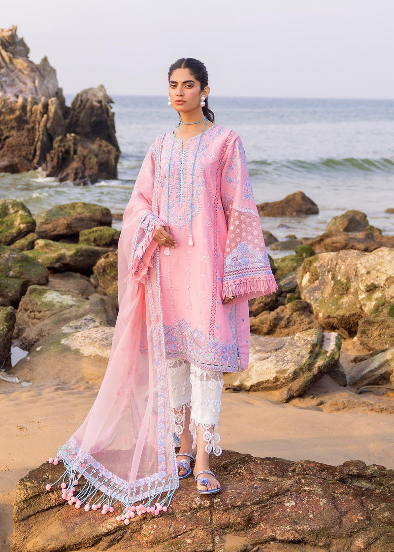 Sadaf Fawad Khan Embroidered Lawn Suits Unstitched 3 Piece SDF24S Amira B