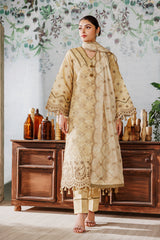 BQ- Alizeh Maahi Luxury Embroidered Lawn'24 - AF-EPL-7020-TAAB-
