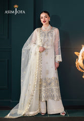 Asim Jofa Luxury Embroidered Suits Unstitched 3 Piece AJ – AJLFC-03