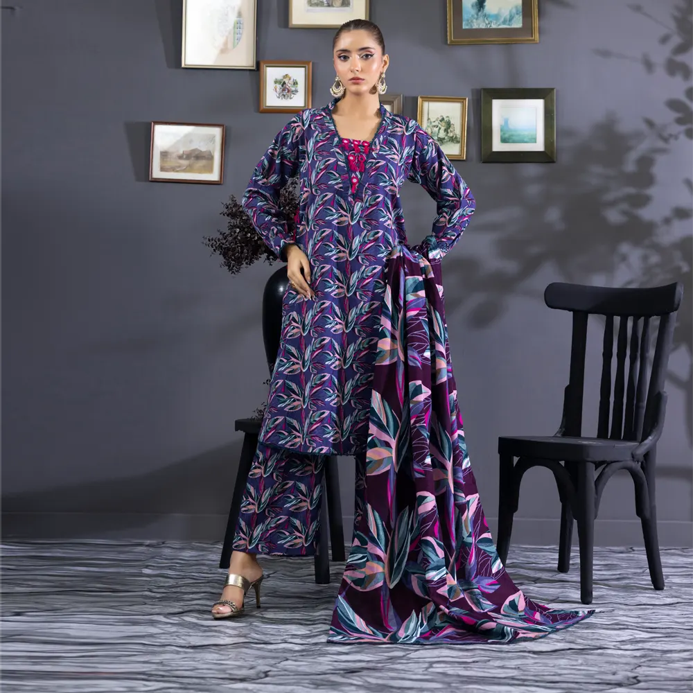Salina by Regali - Separate Luxury Prints 3Pc Unstitched Collection’25 – SKPS-CH2-08