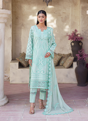Zebtan - Zeenat Luxury Lawn Embroidered Collection - ZL-03