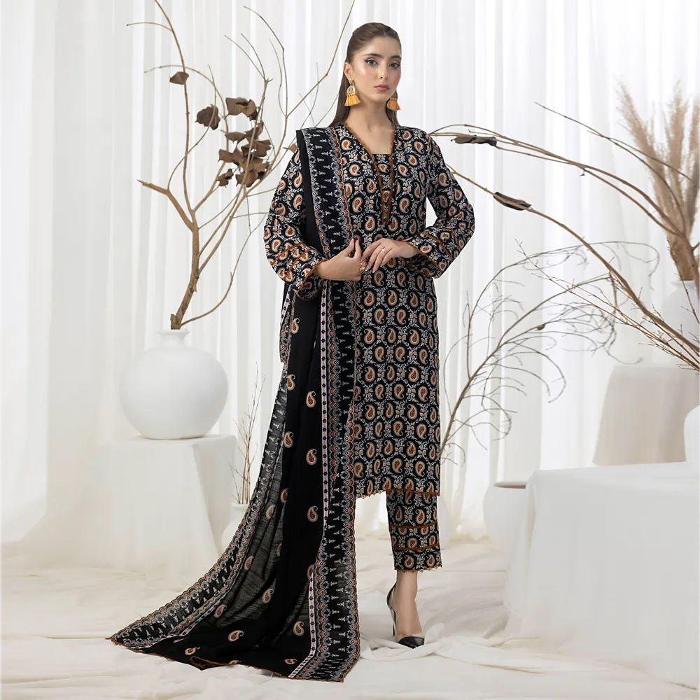 Salina by Regali - Separate Luxury Prints 3Pc Unstitched Collection’25 – SKPS-CH1-09