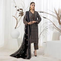 Salina by Regali - Separate Luxury Prints 3Pc Unstitched Collection’25 – SKPS-CH1-09