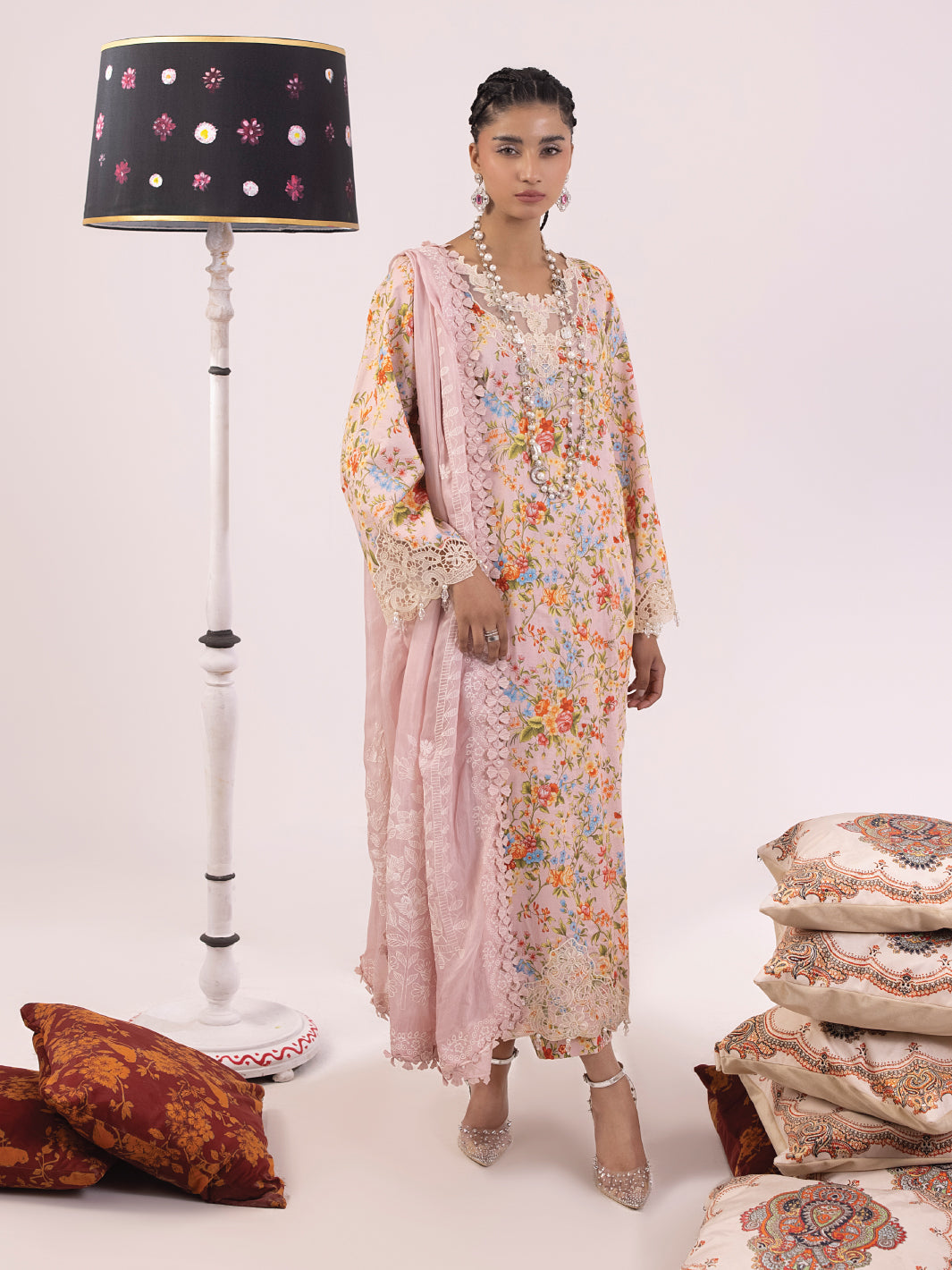 Ittehad - Faiza Faisal Rangeeli Luxury Lawn'24 - Laali