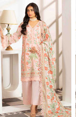 Mausummery Luxury Printed Lawn Unstitched 3 Piece Suit - MUSV2L9 - Peony - Summer Collection