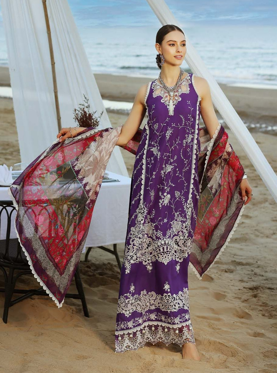 Noor by Sadia Asad Chikankari Luxury Lawn - D10-A