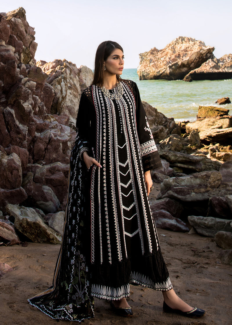 Crimson Luxury Lawn Collection'23 - Marori Dreams - Onyx