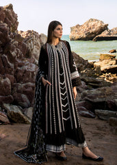 Crimson Luxury Lawn Collection'23 - Marori Dreams - Onyx