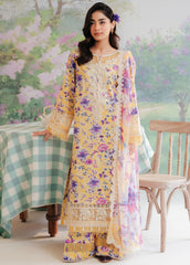 Floral Charm by Afrozeh Embroidered Lawn Suits Unstitched 3 Piece AL-24-V1-01 Tuscany - Summer Collection