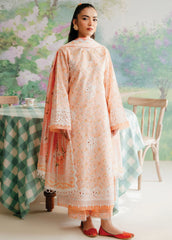 Floral Charm by Afrozeh Embroidered Lawn Suits Unstitched 3 Piece AL-24-V1-10 Buttercup - Summer Collection