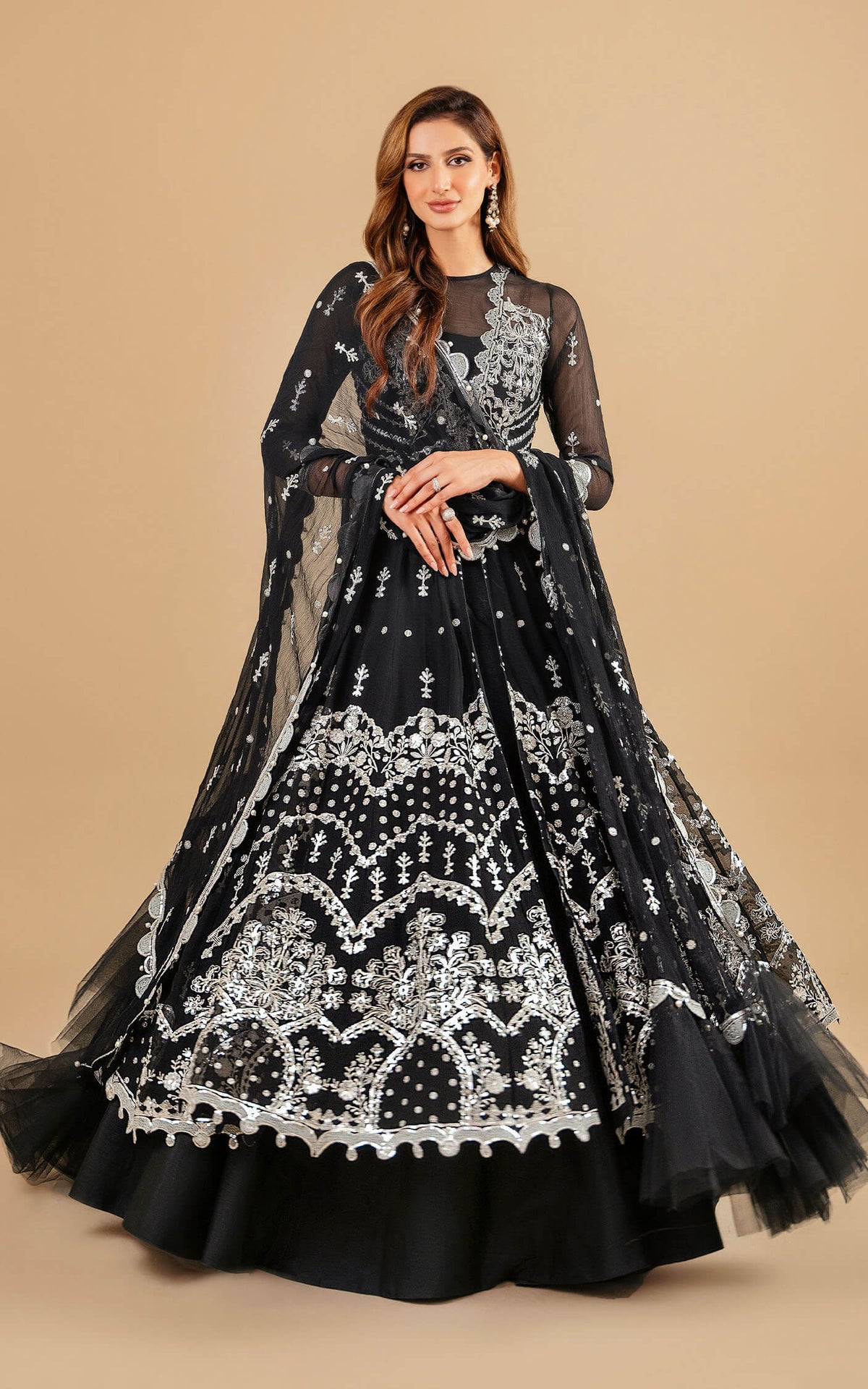 Asifa & Nabeel Luxury Formals -Basanti (ANB-08)