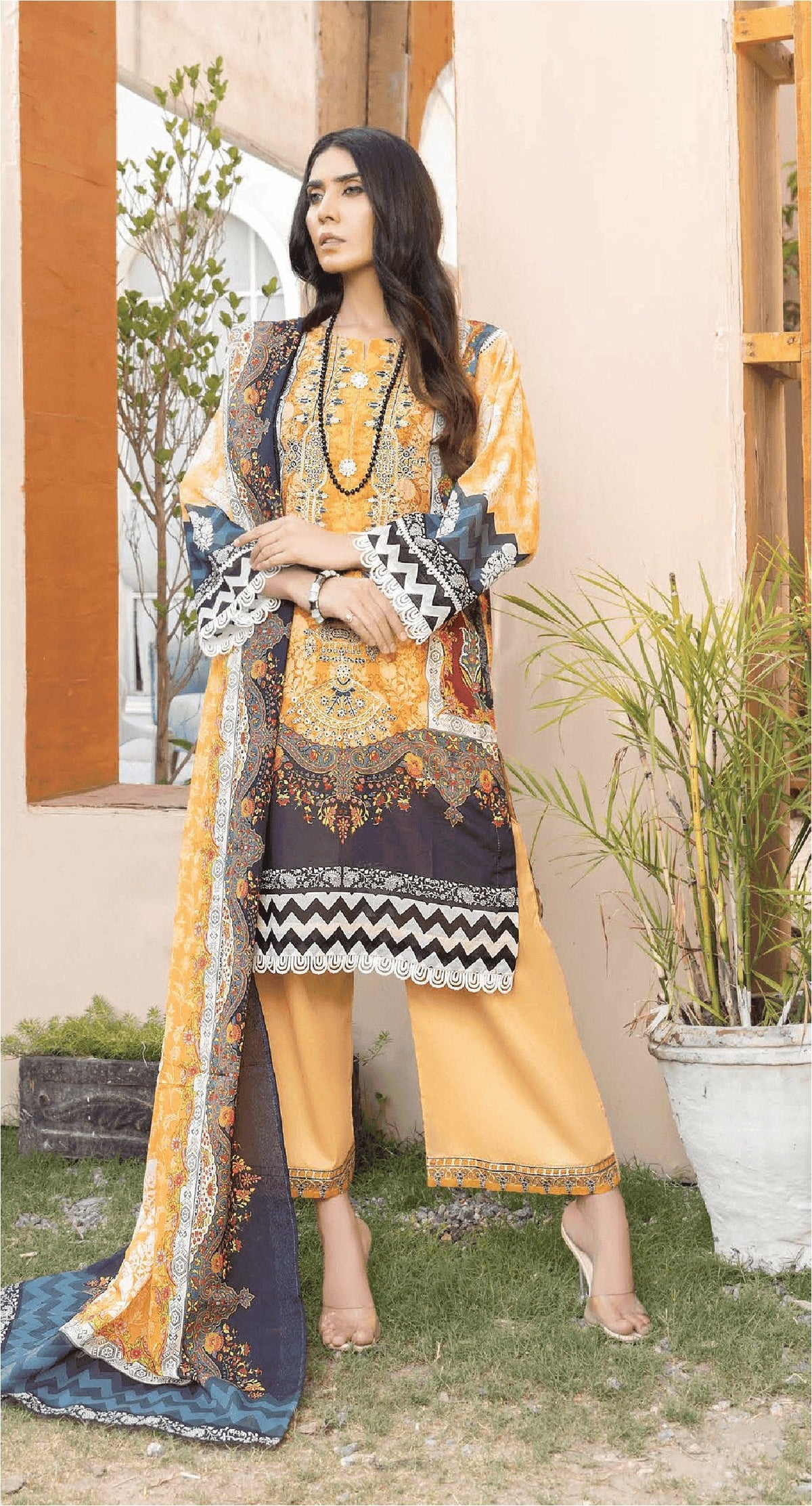 Rang Reza by Keysha Premium Embroidered Collection - KS-SS23-41