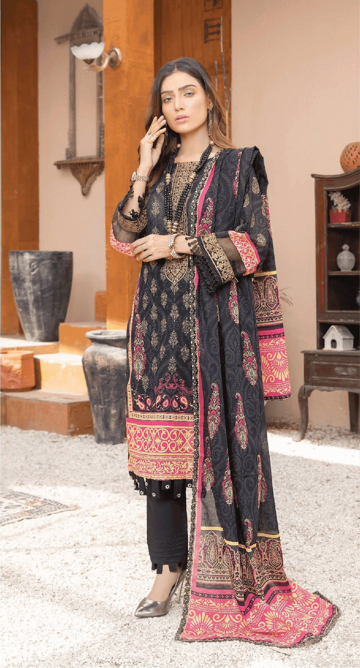 Rang Reza by Keysha Premium Embroidered Collection - KS-SS23-44