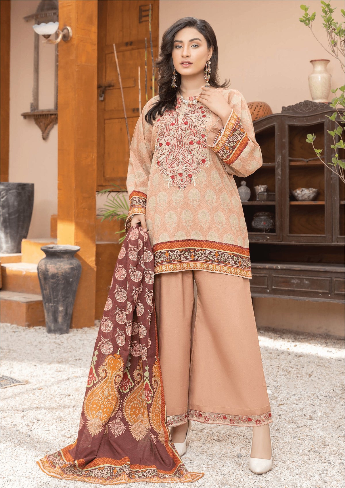 Rang Reza by Keysha Premium Embroidered Collection - KS-SS23-45