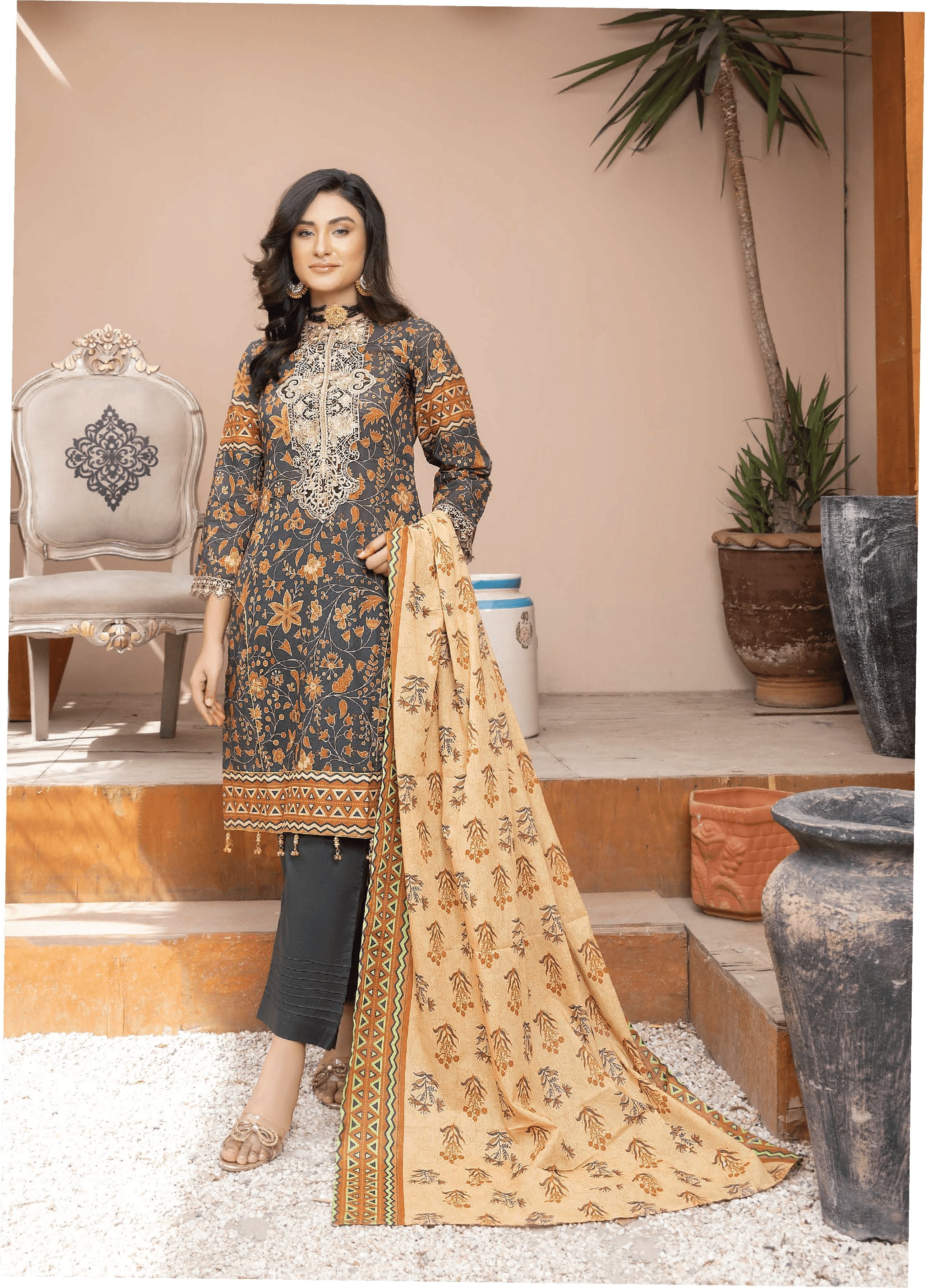 Rang Reza by Keysha Premium Embroidered Collection - KS-SS23-48