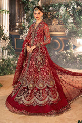 Maria B Mbroidered Raw Silk Unstitched 3 Piece Suit MBRS-BD-2908