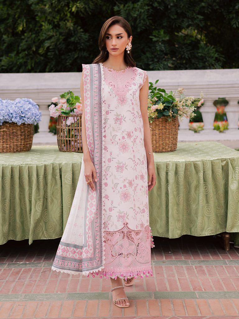 Ivy Bloom by Parishay Embroidered Lawn Suit Unstitched 3 Piece PR25IB IVY-04 - Summer Collection