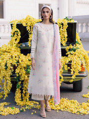 Ivy Bloom by Parishay Embroidered Lawn Suit Unstitched 3 Piece PR25IB IVY-12 - Summer Collection