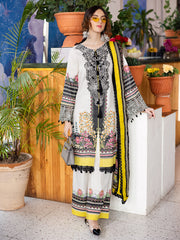 Mahnur - Afterhours Embroidered Lawn Suits Unstitched 3 Piece MN25AH D-12 ChitChat Charm - Summer Collection