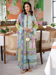 Mahnur - Afterhours Embroidered Lawn Suits Unstitched 3 Piece MN25AH D-7 Citrus Glow - Summer Collection