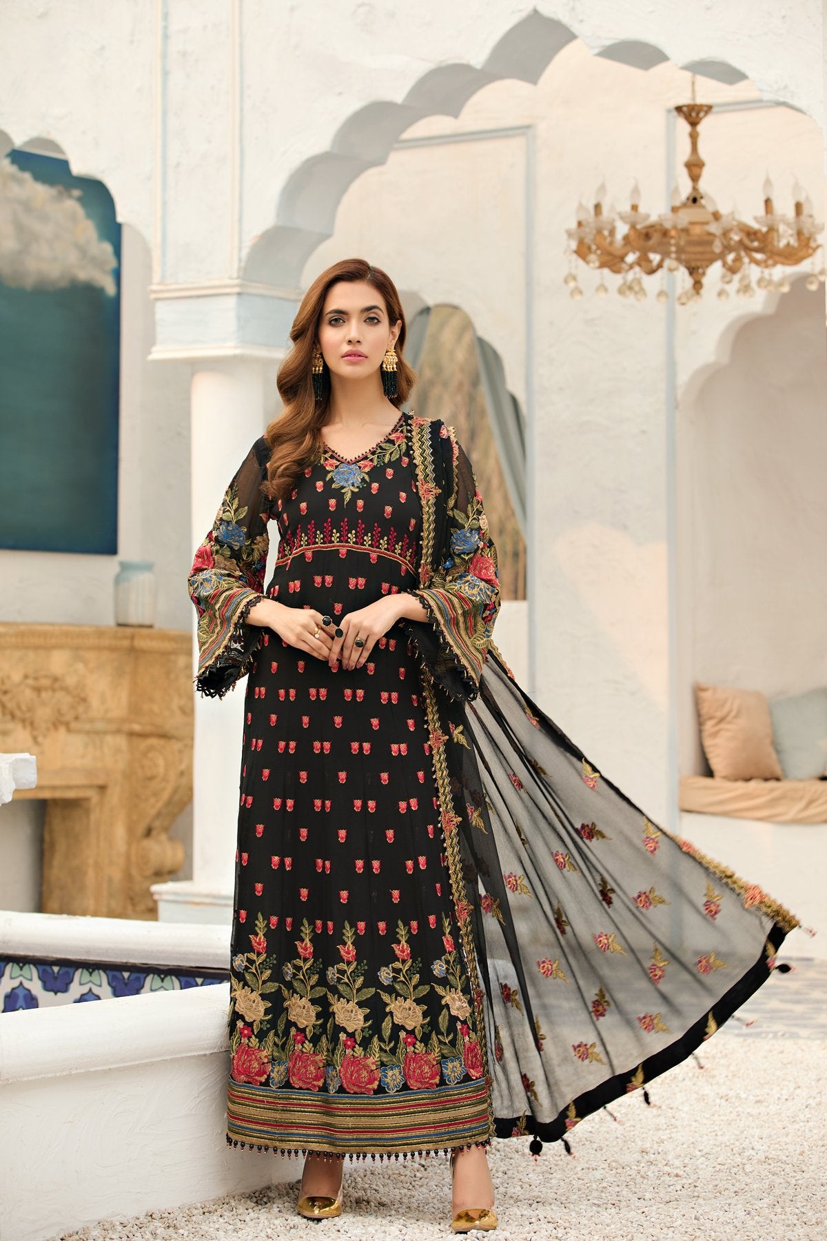 ALIZEH CHIFFON'21 - Classic Black