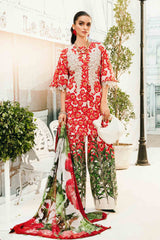 MPrints by Maria B Embroidered Lawn Suits Unstitched 3 Piece MPT-2606-B - Summer Collection