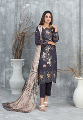 Tawakkal Fabrics Emboidered Viscose Suits Unstitched 3 Piece TWF25ST D-1298 - Winter Collection