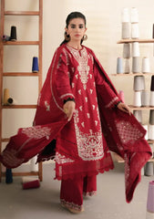 Miraal by Aabyaan Embroidered Linen Suit Unstitched 3 Piece AM-02 Ismat - Winter Collection