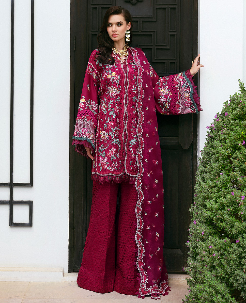 Kalani by Republic Womenswear Embroidered Lawn Suits Unstitched 3 Piece RW25KL RP-D2A Ayla - Summer Collection