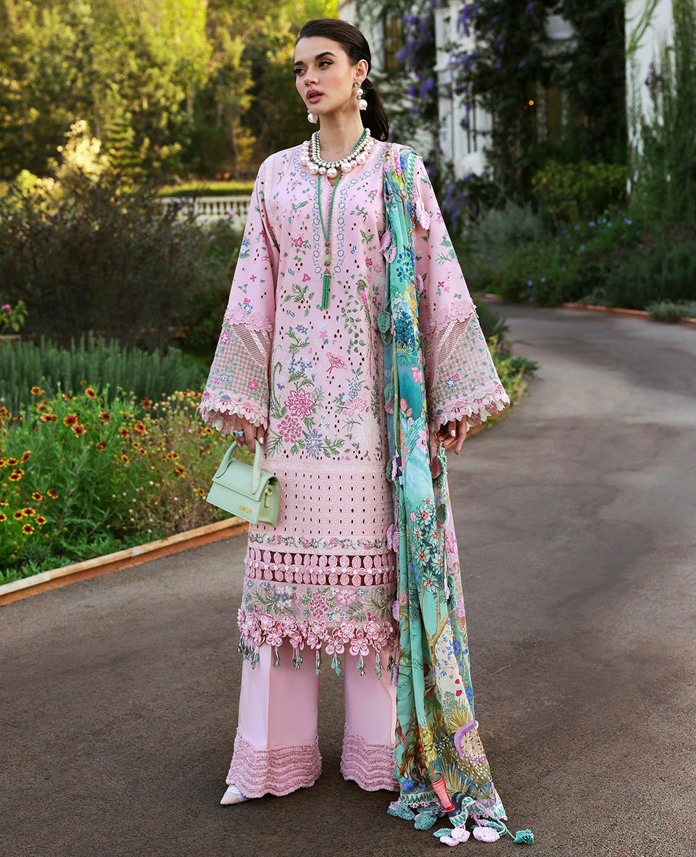 Kalani by Republic Womenswear Embroidered Lawn Suits Unstitched 3 Piece RW25KL RP-D5A Meher - Summer Collection