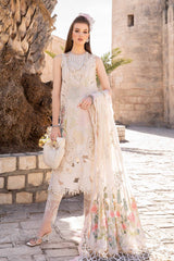 Maria.B Luxury Embroidered Lawn 3 Piece - Unstitched Suit | D-2407-A