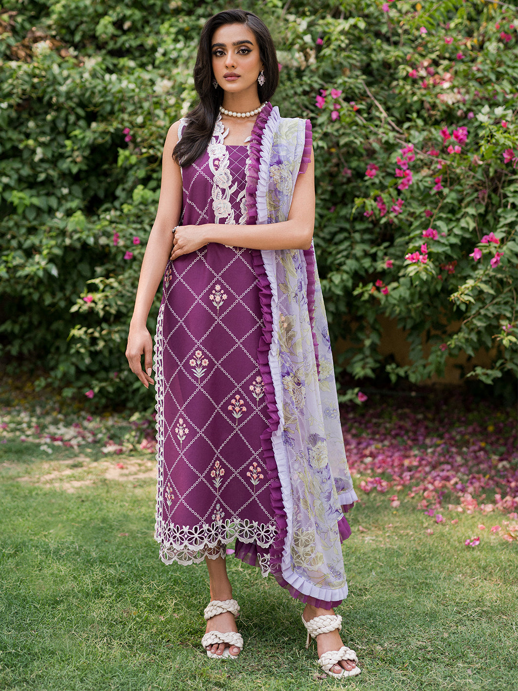 Mushq-Roheenaz Wisteria Summer Lawn - DILARA