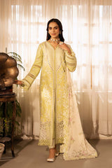 Zarposh- Sajni Embroidered Lawn Suits Unstitched 3 Piece ZP25S Gulnaz - Summer Collection