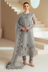 Alizeh - Aymal Embroidered Organza & Hand Embellished Suits Unstitched 3 Piece AFB25BC D-06 Ahvi - Luxury Collection