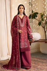 Zarposh- Sajni Embroidered Lawn Suits Unstitched 3 Piece ZP25S Nayirah - Summer Collection