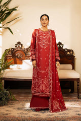 Zarposh- Sajni Embroidered Lawn Suits Unstitched 3 Piece ZP25S Noorjah - Summer Collection