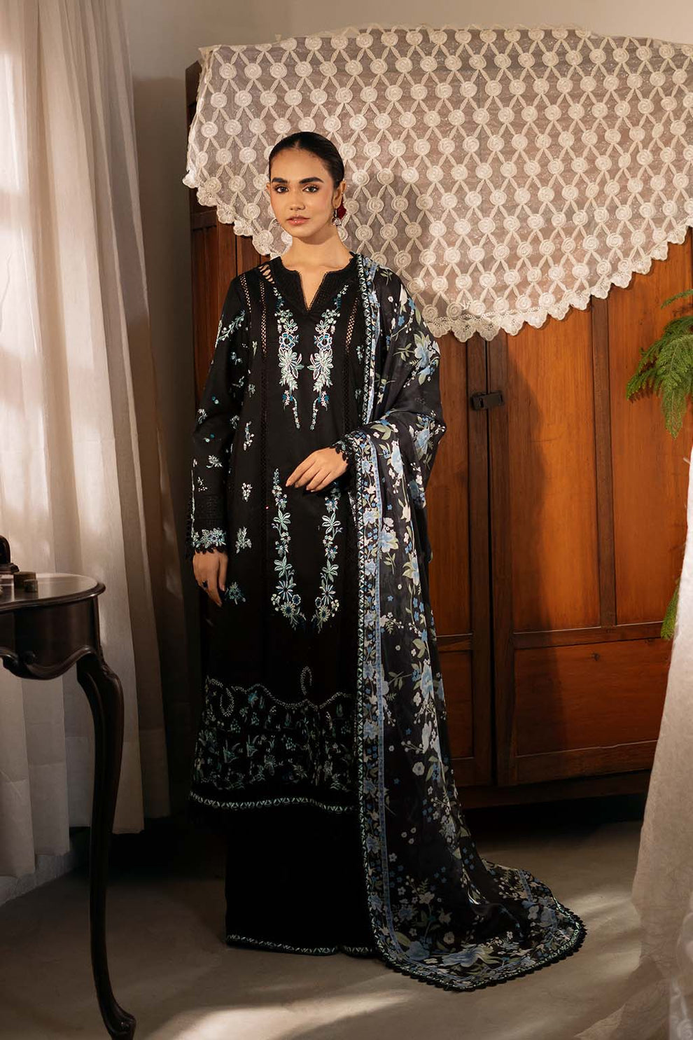 Zarposh- Sajni Embroidered Lawn Suits Unstitched 3 Piece ZP25S Mahzadi - Summer Collection