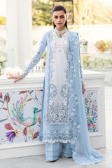 Qalamkar Chikankari Lawn Suit Unstitched 3 Piece QLM25CE CS-01 Tasha - Summer Collection