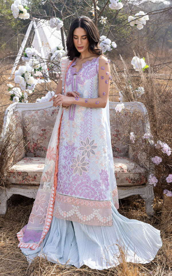 Asifa & Nabeel Aleyna Luxury Lawn'23 - Daisy B (ASL–06)
