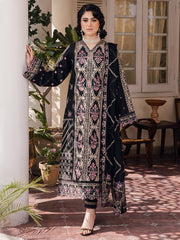 Bin Ilyas Naqsh Luxury Embroidered Lawn Suit Unstitched 3 Piece BI24C 04B ESRA- Summer Collection