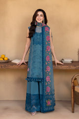 Saira Rizwan Embroidered Lawn Suits Unstitched 3 Piece SR25L SRL25-12 Alma - Summer Collection