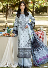 Imrozia Serene Jan-e-Ada Premium Embroidered Lawn Suit Unstitched 3 Piece IPL-02 Rooh - Luxury Summer Collection