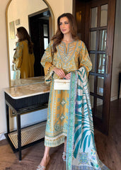 Sadaf Fawad Khan Embroidered Lawn Suits Unstitched 3 Piece SDF25S D-6B Liana - Summer Collection